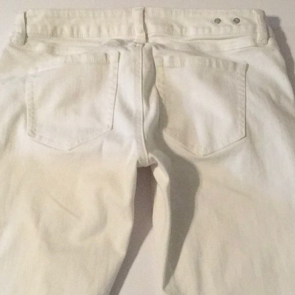 CAbi jeans women's size 2 white slim boyfriend women’s size 2 - Picture 5 of 15